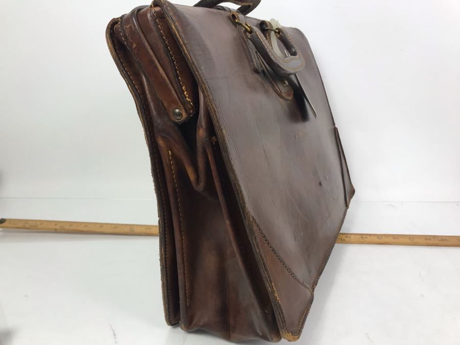 Leather Briefcase Belonging To William 'Bill' H. Harris, RADM, USN (Ret.) [Photo 5]