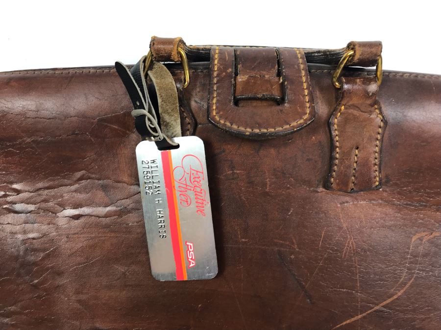 Leather Briefcase Belonging To William 'Bill' H. Harris, RADM, USN (Ret.) [Photo 7]