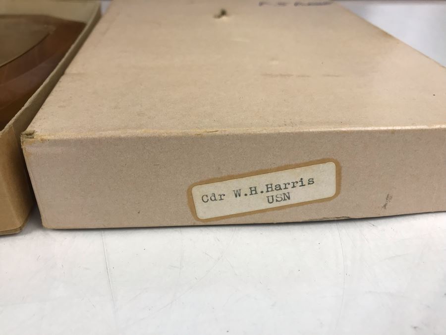 Plaque Presented To CDR. W. H. Harris USN Checkout 17 March 1966 F-5 NAS-MIRAMAR NORTHROP NORAIR (William Harris Was Later Involved In Putting Together Famous TOPGUN Fighter Pilot School At NAS Miramar, San Diego) [Photo 3]