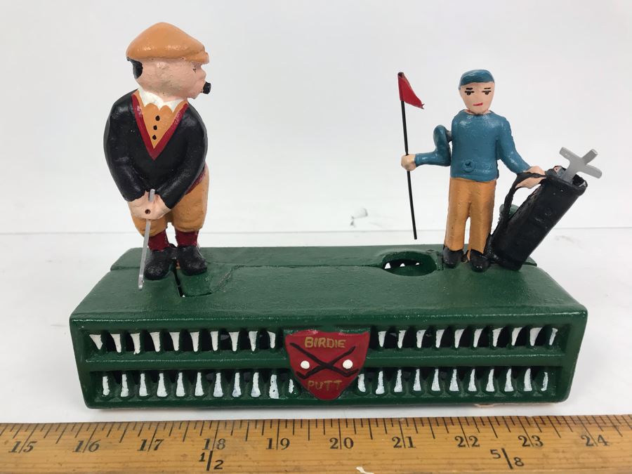Reproduction Metal Bank With Golfer [Photo 2]
