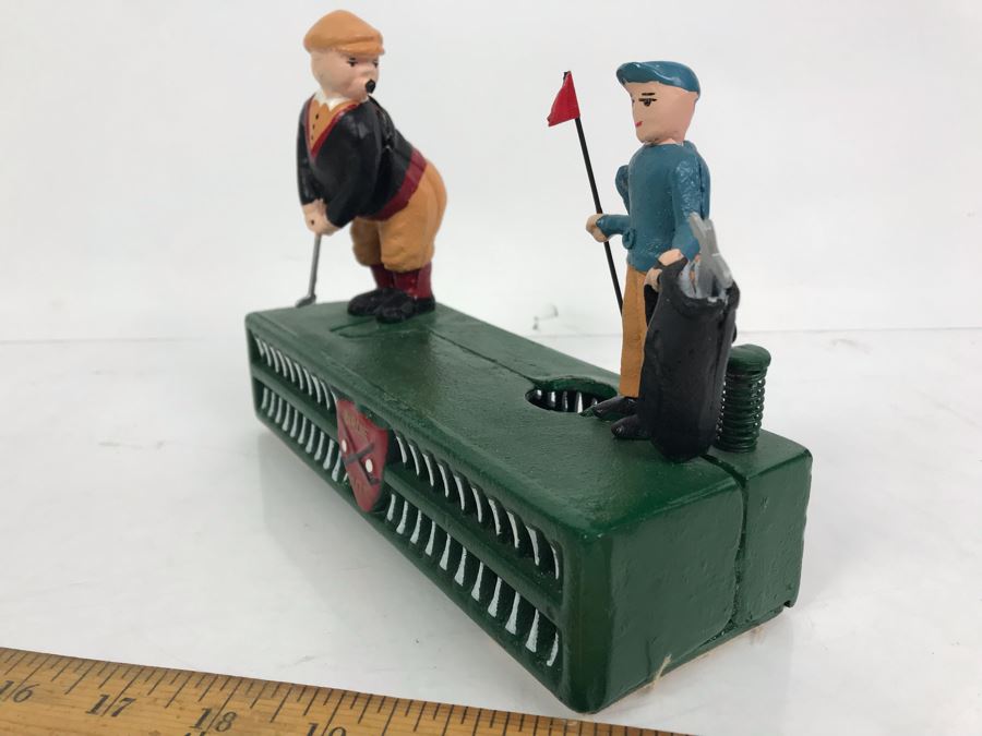 Reproduction Metal Bank With Golfer [Photo 4]