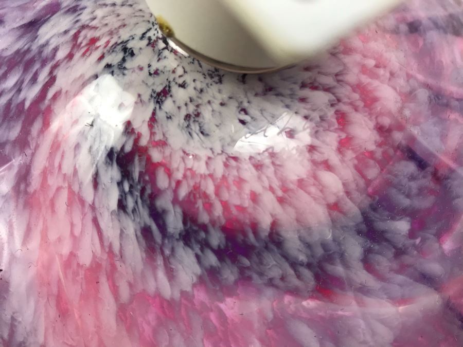 Vintage Signed Art Glass In Manner Of Dale Chihuly Wall Mountable 14' [Photo 7]