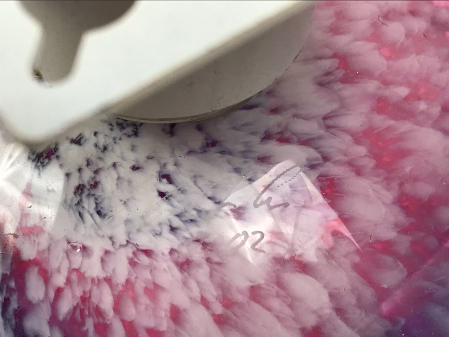 Vintage Signed Art Glass In Manner Of Dale Chihuly Wall Mountable 14' [Photo 11]