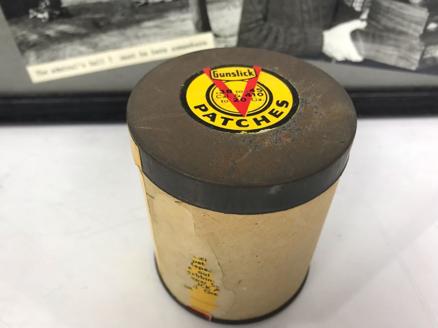 Framed Photos Of William 'Bill' H. Harris, RADM, USN (Ret.), Brass Bell, USN Naval Air Station Corpus Christi Scrap Book (Empty) And Vintage Gunslick Patches [Photo 5]