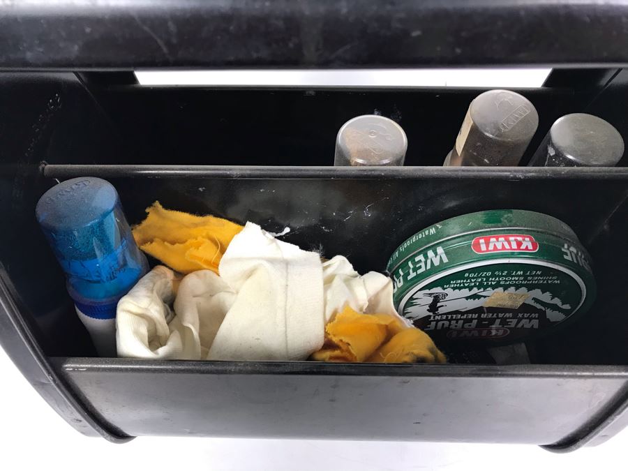 Spacemaster Shoe Shine Metal Caddy Box With Brush And Supplies From William 'Bill' H. Harris, RADM, USN (Ret.) [Photo 5]