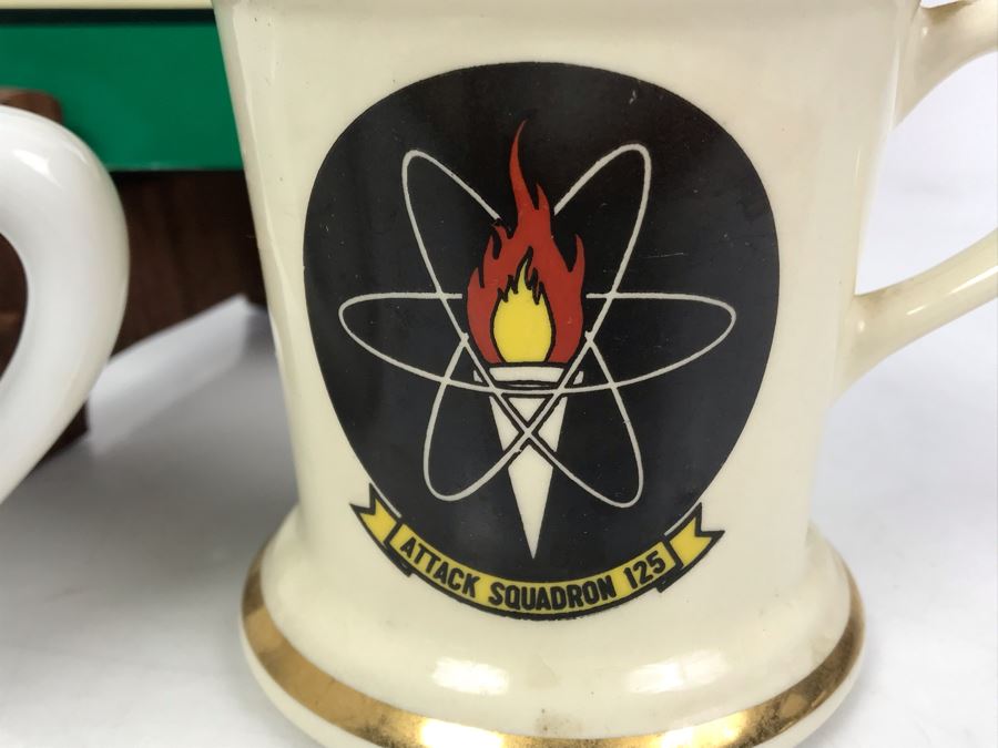 USS Sacramento AOE-1 Coffee Cup, Attack Squadron 125 Coffee Cup Personalized To Bill Harris And Book The Naval Air War In Vietnam 3rd Printing [Photo 6]