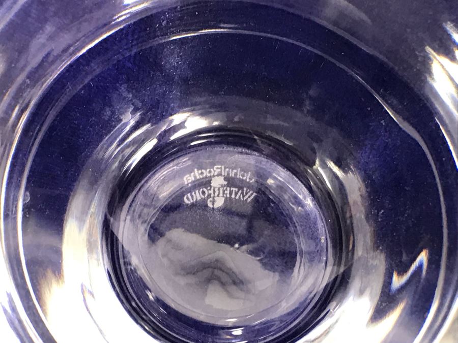 Pair Of John Rocha Geo Oden By Waterford Glasses 12 Oz Flat Tumblers [Photo 4]