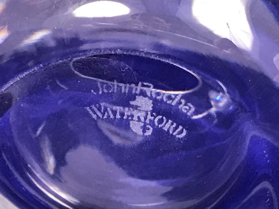 Pair Of John Rocha Geo Oden By Waterford Glasses 12 Oz Flat Tumblers [Photo 5]