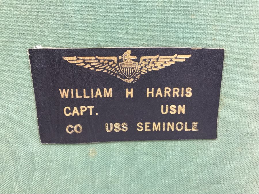William H Harris Capt. USN CO USS Seminole 3-Ring Binder Of Photographs Of USS Seminole (LKA-104) Includes Invitation To Change Of Command Ceremony - See Photos [Photo 3]