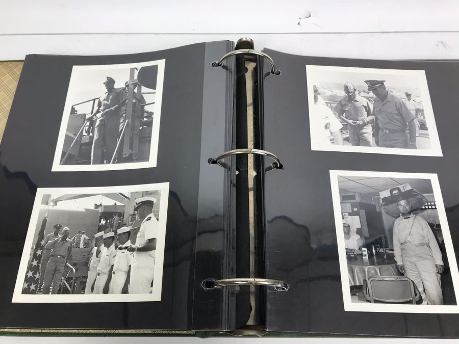 William H Harris Capt. USN CO USS Seminole 3-Ring Binder Of Photographs Of USS Seminole (LKA-104) Includes Invitation To Change Of Command Ceremony - See Photos [Photo 41]