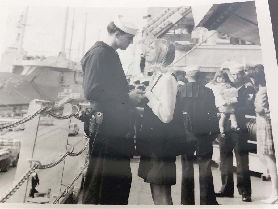 William H Harris Capt. USN CO USS Seminole 3-Ring Binder Of Photographs Of USS Seminole (LKA-104) Includes Invitation To Change Of Command Ceremony - See Photos [Photo 10]