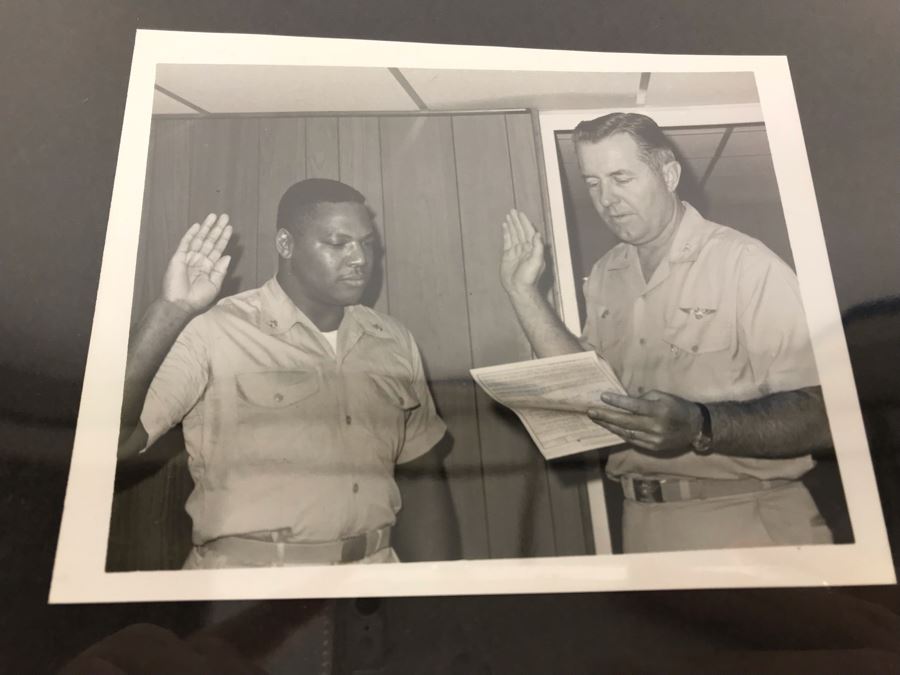 William H Harris Capt. USN CO USS Seminole 3-Ring Binder Of Photographs Of USS Seminole (LKA-104) Includes Invitation To Change Of Command Ceremony - See Photos [Photo 45]