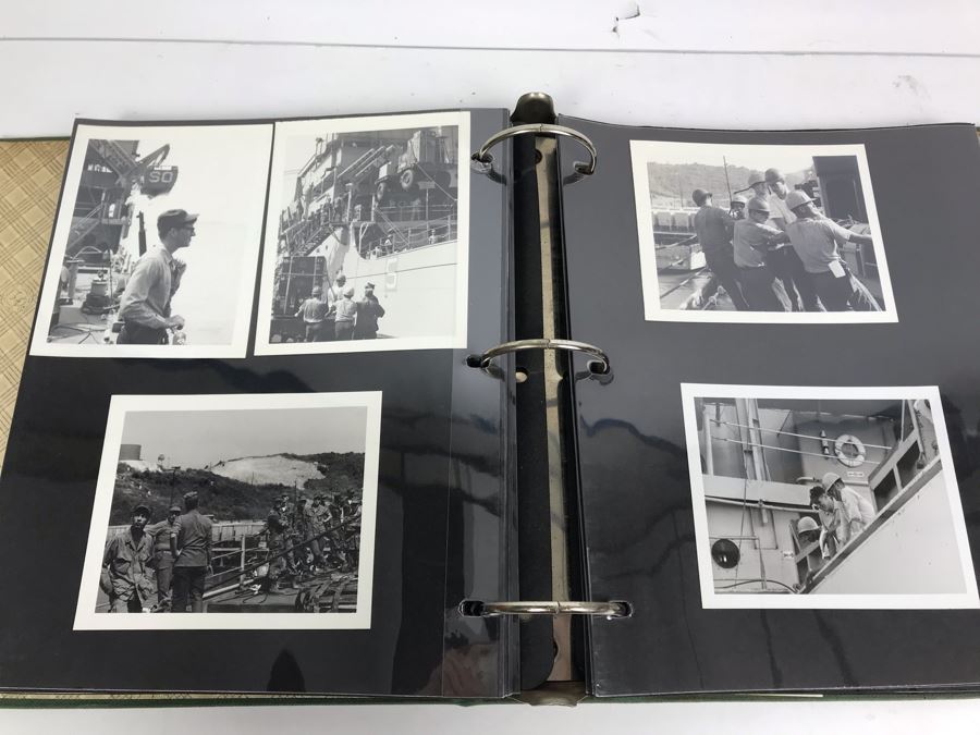 William H Harris Capt. USN CO USS Seminole 3-Ring Binder Of Photographs Of USS Seminole (LKA-104) Includes Invitation To Change Of Command Ceremony - See Photos [Photo 62]