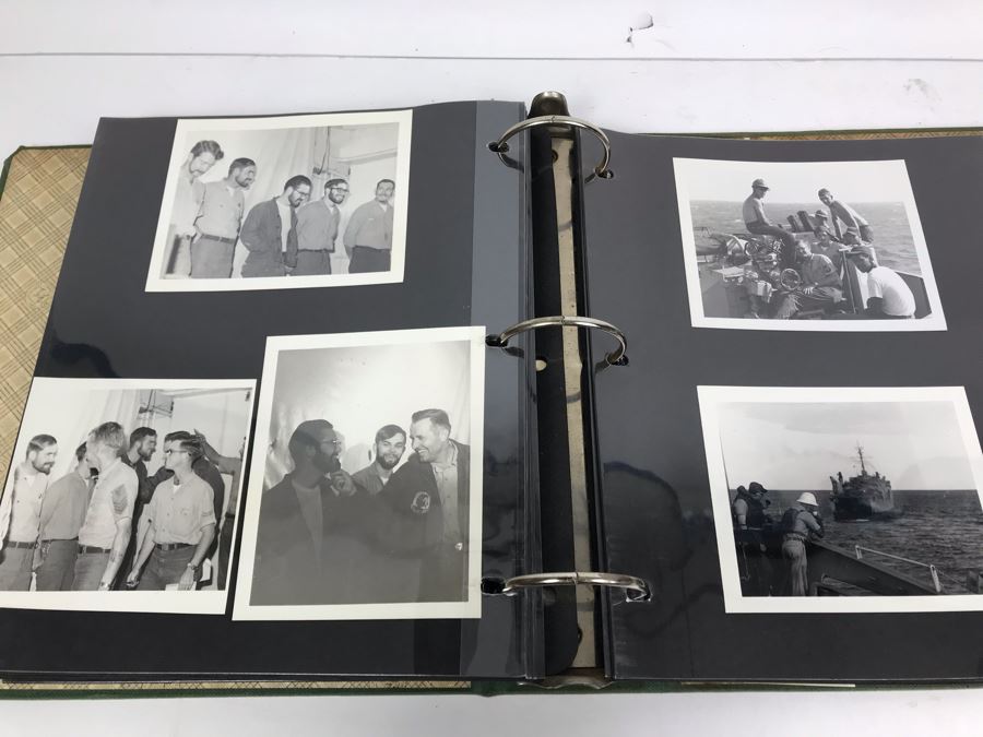 William H Harris Capt. USN CO USS Seminole 3-Ring Binder Of Photographs Of USS Seminole (LKA-104) Includes Invitation To Change Of Command Ceremony - See Photos [Photo 69]