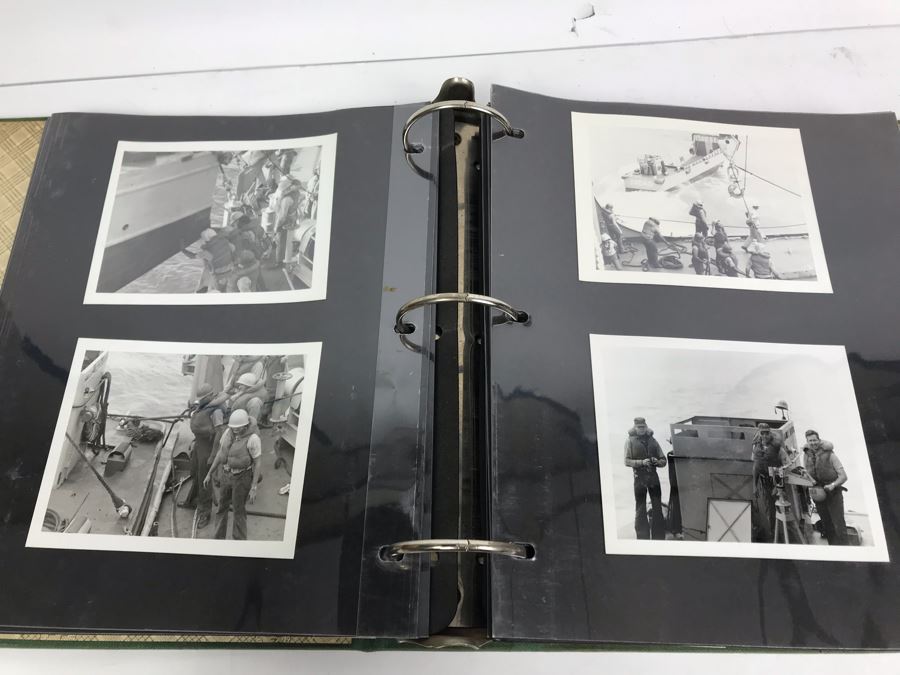 William H Harris Capt. USN CO USS Seminole 3-Ring Binder Of Photographs Of USS Seminole (LKA-104) Includes Invitation To Change Of Command Ceremony - See Photos [Photo 16]