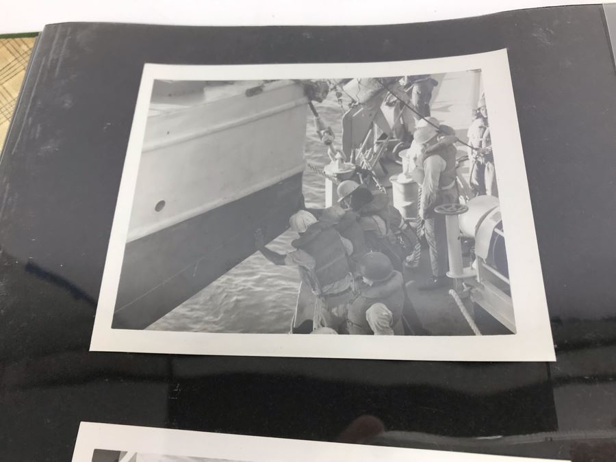 William H Harris Capt. USN CO USS Seminole 3-Ring Binder Of Photographs Of USS Seminole (LKA-104) Includes Invitation To Change Of Command Ceremony - See Photos [Photo 17]