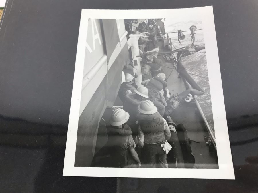 William H Harris Capt. USN CO USS Seminole 3-Ring Binder Of Photographs Of USS Seminole (LKA-104) Includes Invitation To Change Of Command Ceremony - See Photos [Photo 50]