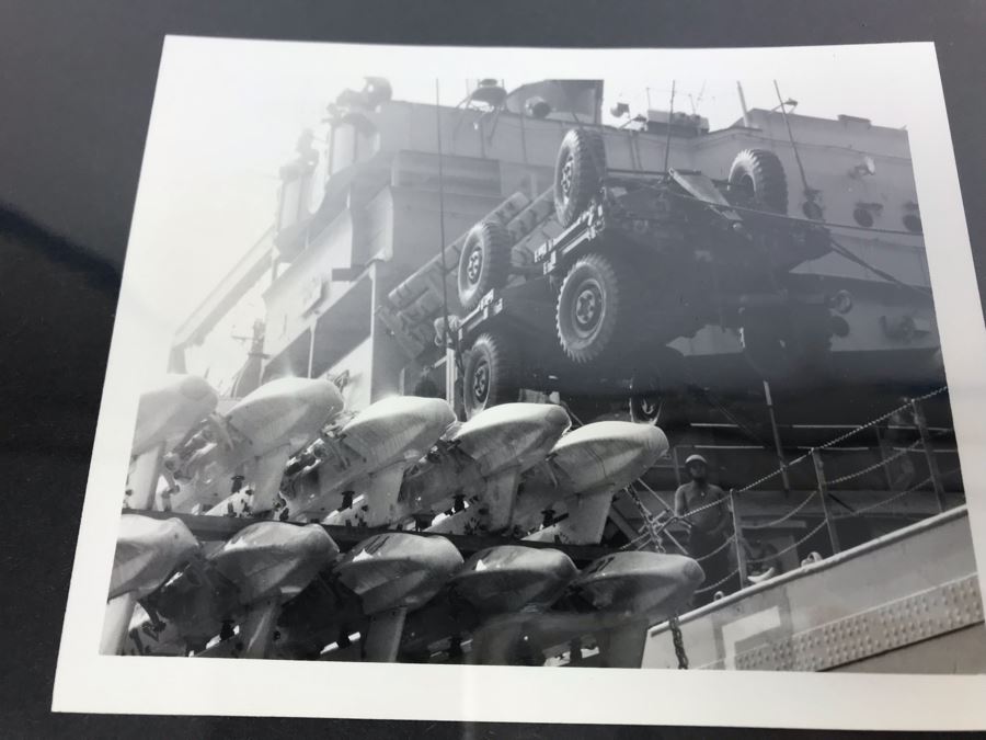 William H Harris Capt. USN CO USS Seminole 3-Ring Binder Of Photographs Of USS Seminole (LKA-104) Includes Invitation To Change Of Command Ceremony - See Photos [Photo 67]