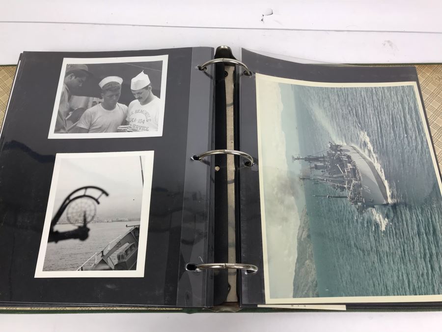William H Harris Capt. USN CO USS Seminole 3-Ring Binder Of Photographs Of USS Seminole (LKA-104) Includes Invitation To Change Of Command Ceremony - See Photos [Photo 77]