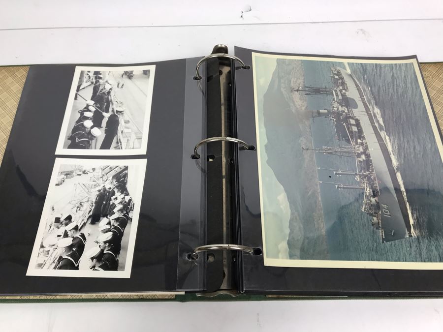 William H Harris Capt. USN CO USS Seminole 3-Ring Binder Of Photographs Of USS Seminole (LKA-104) Includes Invitation To Change Of Command Ceremony - See Photos [Photo 13]