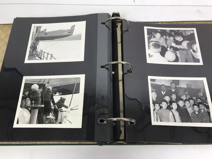 William H Harris Capt. USN CO USS Seminole 3-Ring Binder Of Photographs Of USS Seminole (LKA-104) Includes Invitation To Change Of Command Ceremony - See Photos [Photo 72]