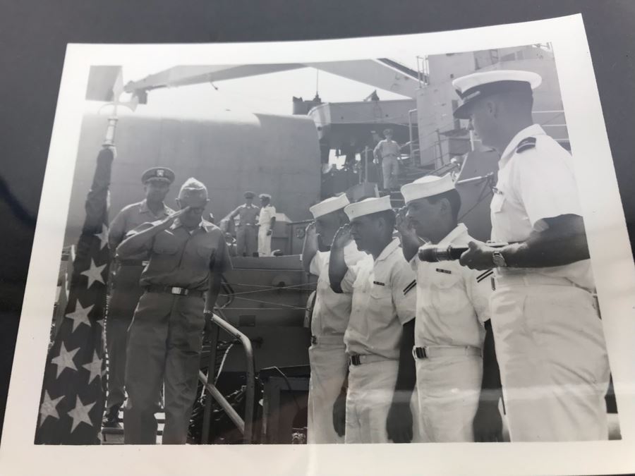William H Harris Capt. USN CO USS Seminole 3-Ring Binder Of Photographs Of USS Seminole (LKA-104) Includes Invitation To Change Of Command Ceremony - See Photos [Photo 42]