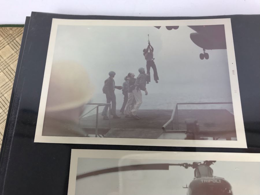 William H Harris Capt. USN CO USS Seminole 3-Ring Binder Of Photographs Of USS Seminole (LKA-104) Includes Invitation To Change Of Command Ceremony - See Photos [Photo 59]