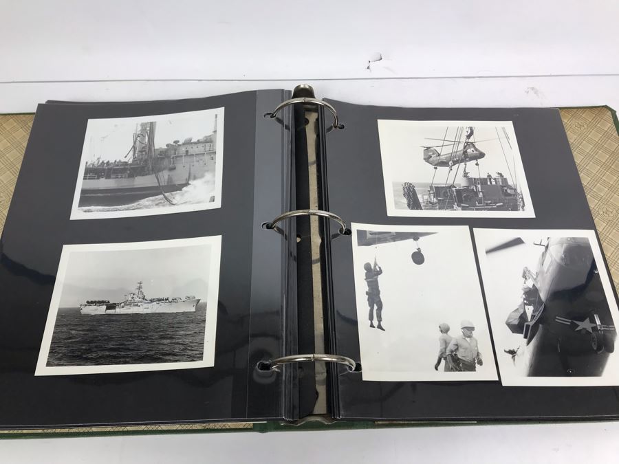 William H Harris Capt. USN CO USS Seminole 3-Ring Binder Of Photographs Of USS Seminole (LKA-104) Includes Invitation To Change Of Command Ceremony - See Photos [Photo 52]