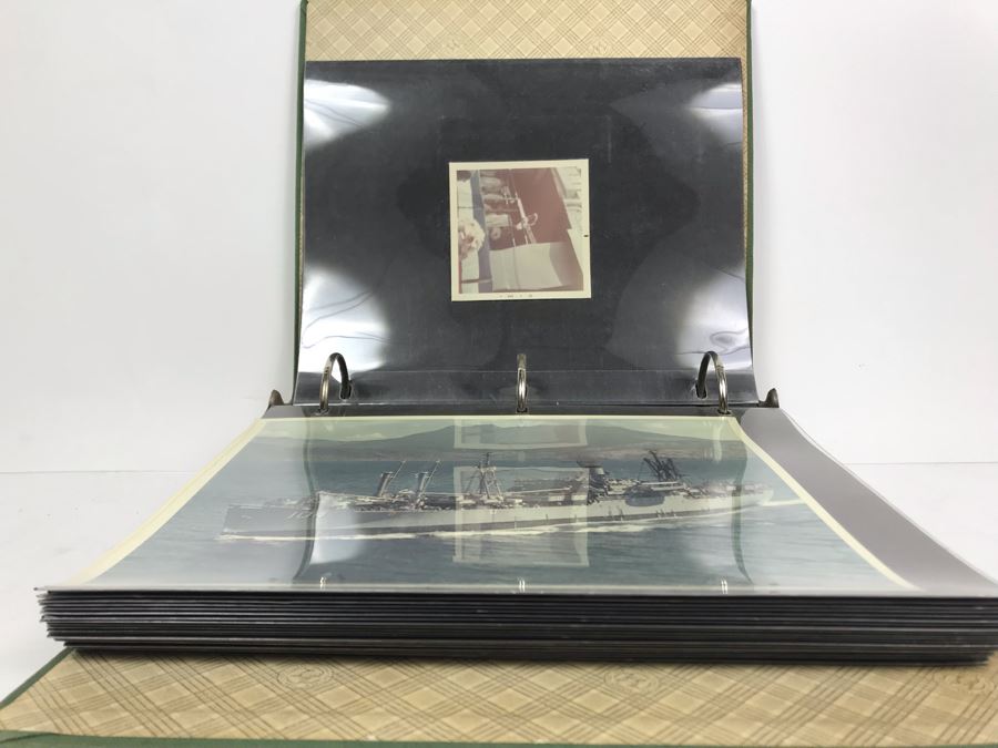 William H Harris Capt. USN CO USS Seminole 3-Ring Binder Of Photographs Of USS Seminole (LKA-104) Includes Invitation To Change Of Command Ceremony - See Photos [Photo 7]