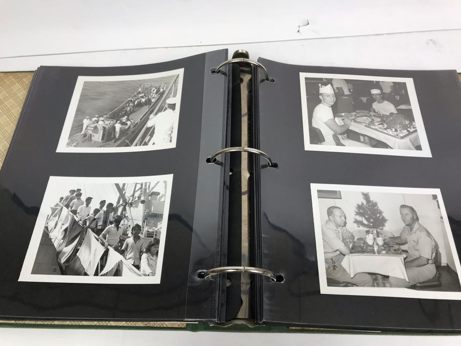 William H Harris Capt. USN CO USS Seminole 3-Ring Binder Of Photographs Of USS Seminole (LKA-104) Includes Invitation To Change Of Command Ceremony - See Photos [Photo 33]