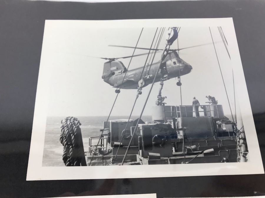 William H Harris Capt. USN CO USS Seminole 3-Ring Binder Of Photographs Of USS Seminole (LKA-104) Includes Invitation To Change Of Command Ceremony - See Photos [Photo 55]