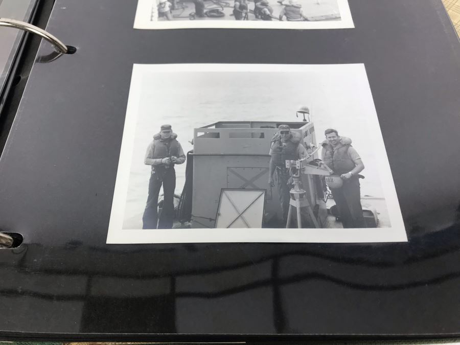 William H Harris Capt. USN CO USS Seminole 3-Ring Binder Of Photographs Of USS Seminole (LKA-104) Includes Invitation To Change Of Command Ceremony - See Photos [Photo 20]