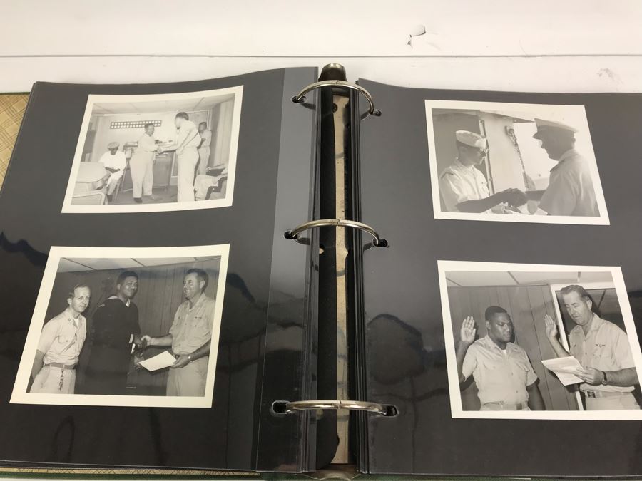 William H Harris Capt. USN CO USS Seminole 3-Ring Binder Of Photographs Of USS Seminole (LKA-104) Includes Invitation To Change Of Command Ceremony - See Photos [Photo 43]