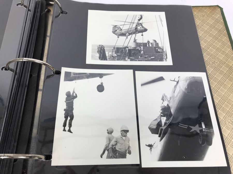William H Harris Capt. USN CO USS Seminole 3-Ring Binder Of Photographs Of USS Seminole (LKA-104) Includes Invitation To Change Of Command Ceremony - See Photos [Photo 54]