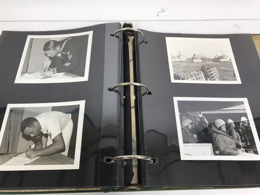 William H Harris Capt. USN CO USS Seminole 3-Ring Binder Of Photographs Of USS Seminole (LKA-104) Includes Invitation To Change Of Command Ceremony - See Photos [Photo 46]