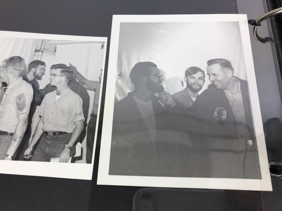 William H Harris Capt. USN CO USS Seminole 3-Ring Binder Of Photographs Of USS Seminole (LKA-104) Includes Invitation To Change Of Command Ceremony - See Photos [Photo 71]