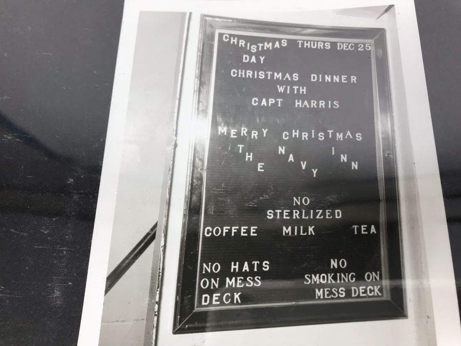 William H Harris Capt. USN CO USS Seminole 3-Ring Binder Of Photographs Of USS Seminole (LKA-104) Includes Invitation To Change Of Command Ceremony - See Photos [Photo 37]