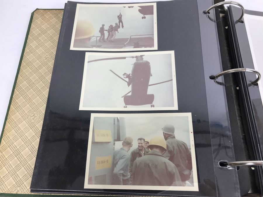 William H Harris Capt. USN CO USS Seminole 3-Ring Binder Of Photographs Of USS Seminole (LKA-104) Includes Invitation To Change Of Command Ceremony - See Photos [Photo 58]