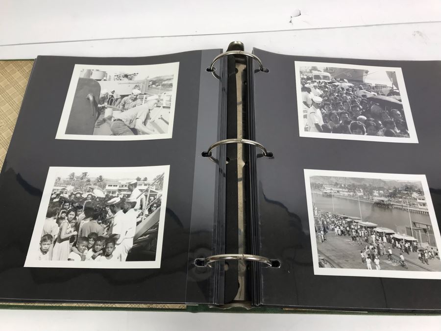 William H Harris Capt. USN CO USS Seminole 3-Ring Binder Of Photographs Of USS Seminole (LKA-104) Includes Invitation To Change Of Command Ceremony - See Photos [Photo 28]