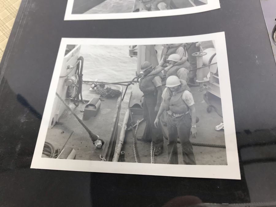 William H Harris Capt. USN CO USS Seminole 3-Ring Binder Of Photographs Of USS Seminole (LKA-104) Includes Invitation To Change Of Command Ceremony - See Photos [Photo 18]