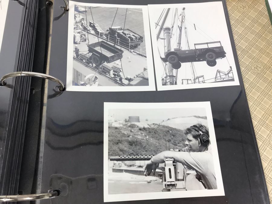 William H Harris Capt. USN CO USS Seminole 3-Ring Binder Of Photographs Of USS Seminole (LKA-104) Includes Invitation To Change Of Command Ceremony - See Photos [Photo 68]
