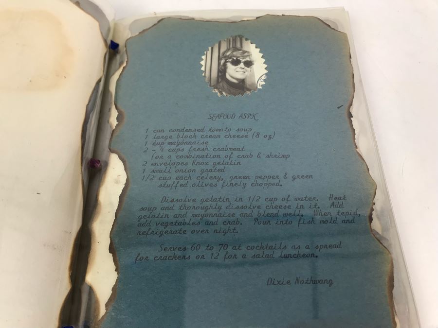 COMMATVAQWINGPAC Officers Wives 1975-1977 Island Cuisine Cookbook With Wooden Binding - See Photos [Photo 10]