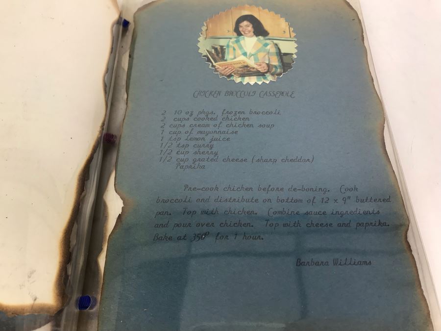 COMMATVAQWINGPAC Officers Wives 1975-1977 Island Cuisine Cookbook With Wooden Binding - See Photos [Photo 8]