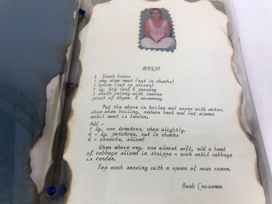 COMMATVAQWINGPAC Officers Wives 1975-1977 Island Cuisine Cookbook With Wooden Binding - See Photos [Photo 11]