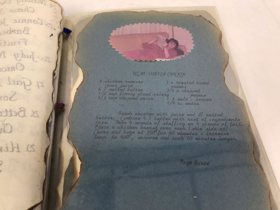 COMMATVAQWINGPAC Officers Wives 1975-1977 Island Cuisine Cookbook With Wooden Binding - See Photos [Photo 6]