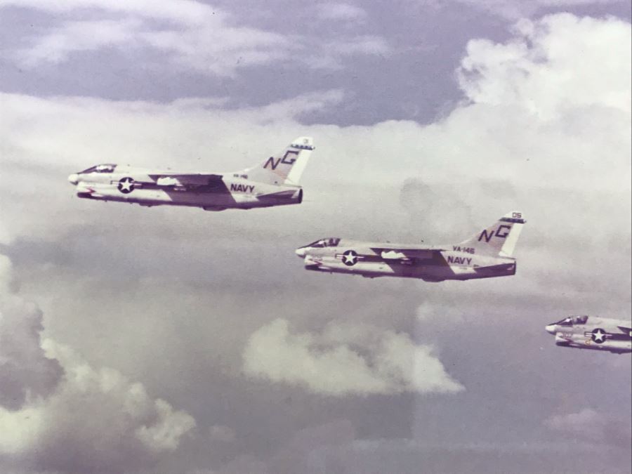 Photograph Of Strike Fighter Squadron 146 VA-146 And Navy League Of The United States Certificate Of Appreciation Oak Harbor Area Council Awarded To Rear Admiral William H. Harris, USN 1976 [Photo 3]