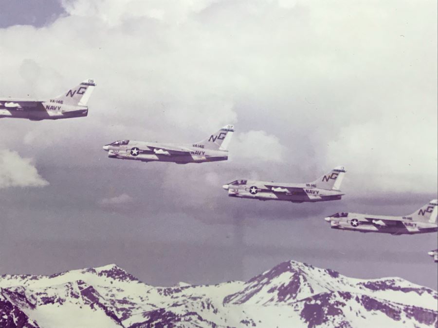 Photograph Of Strike Fighter Squadron 146 VA-146 And Navy League Of The United States Certificate Of Appreciation Oak Harbor Area Council Awarded To Rear Admiral William H. Harris, USN 1976 [Photo 4]