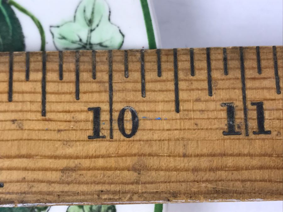 Napoleon Ivy Wedgwood Plates: (2) 10.5' And (4) 10' Plates (Replacements Value $350) From William 'Bill' H. Harris, RADM, USN (Ret.) [Photo 9]