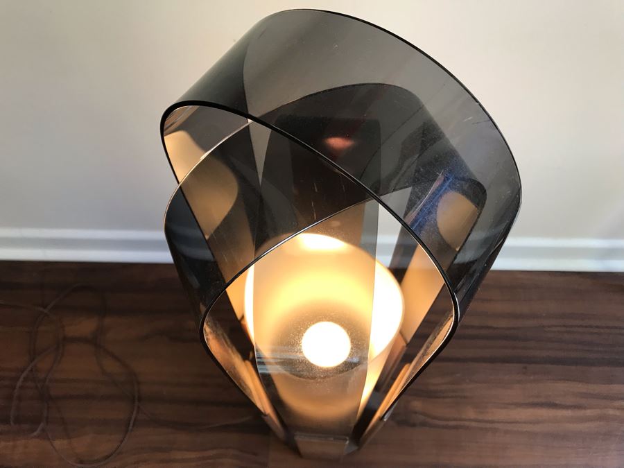 Mid-Century Modern Wood And Acrylic Floor Lamp [Photo 6]