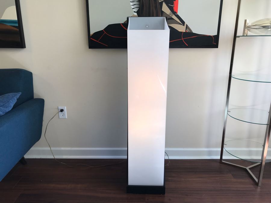 Mid-Century Modern Black And White Floor Lamp [Photo 2]